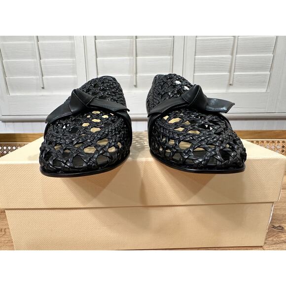 Alexandre Birman Clarita Basketry Loafer Black Sz 7 US 37 EU NIB Casual Elegance - Picture 7 of 15